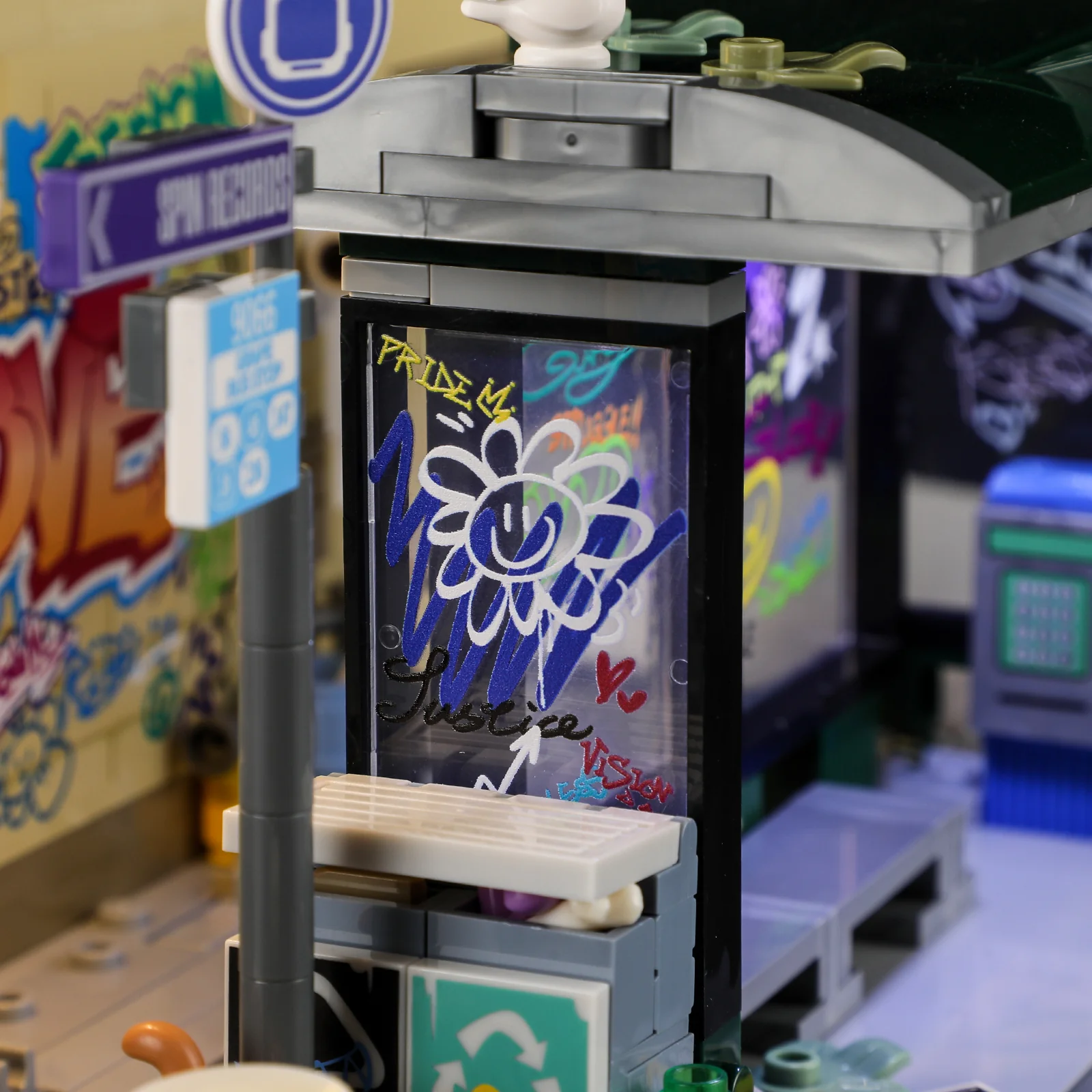 Graffiti Bus Stop - Image 7