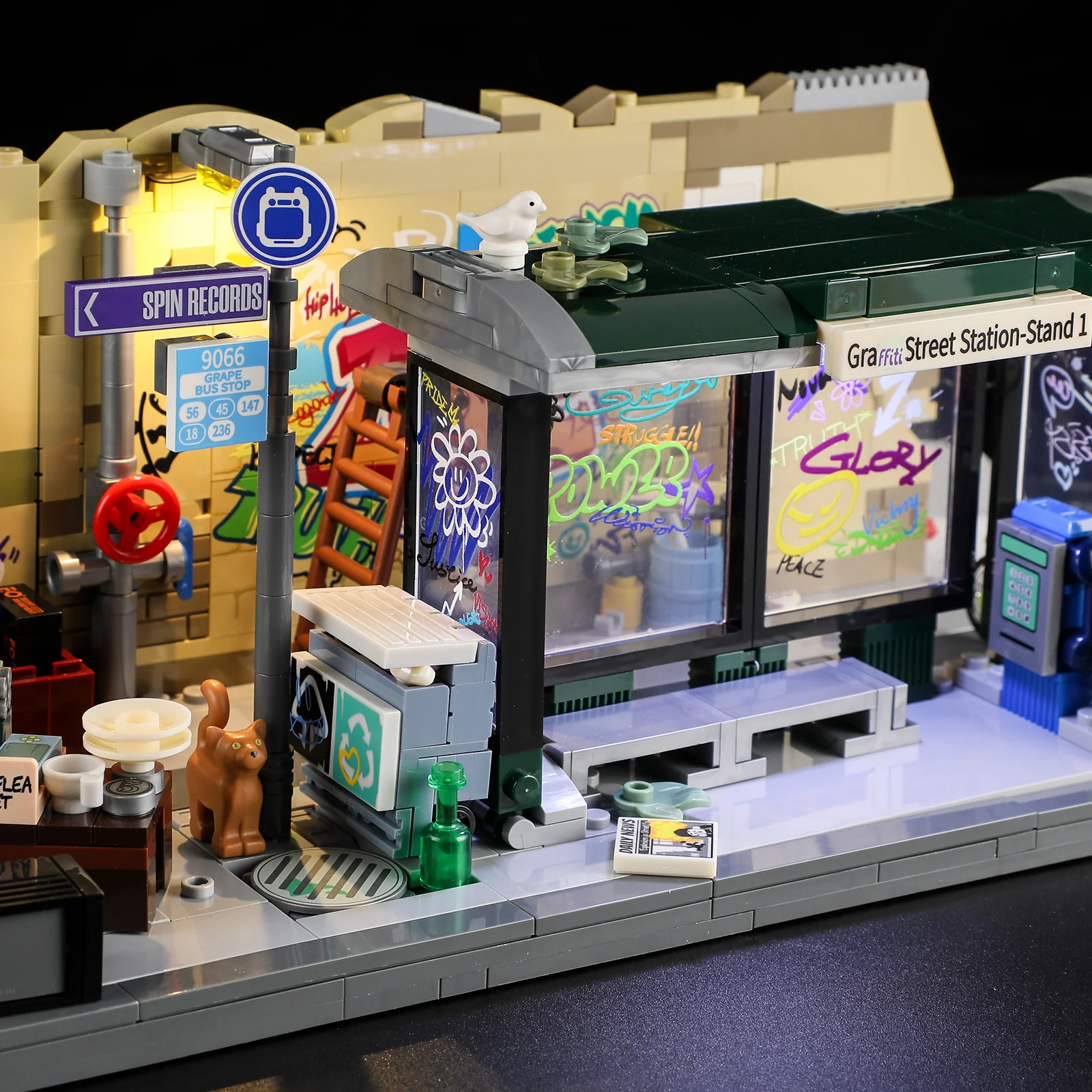 Graffiti Bus Stop - Image 9